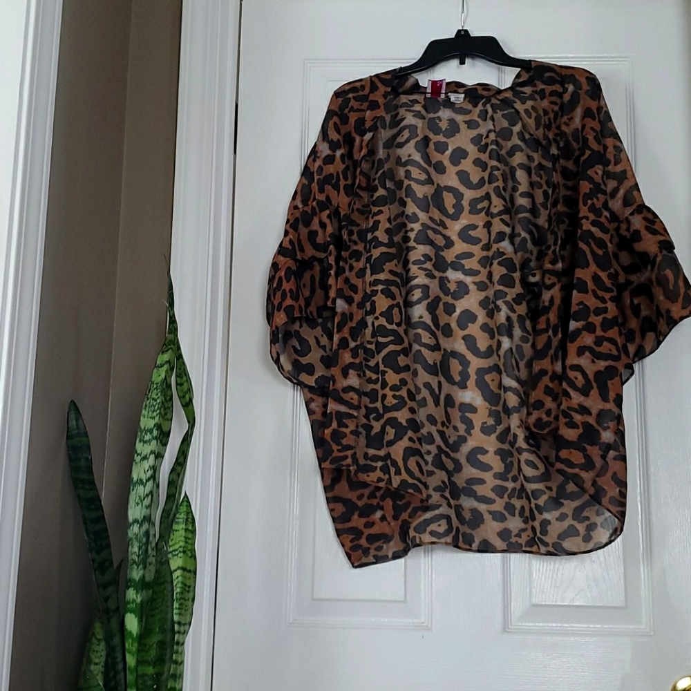 Cheetah Print Kimono